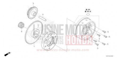 STARTING CLUTCH Z125MAN de 2022
